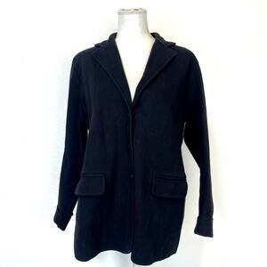Lauren Ralph Lauren Womens Black Jacket Cardigan Button Up Long Sleeve Size XL